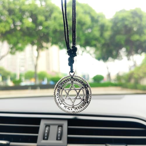 Star of David Car Mirror Pendant - Retro Hanging Ornament