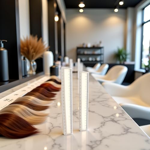 Tustao Professional Hair Cutting Combs Set 2Pcs White Styling Tools