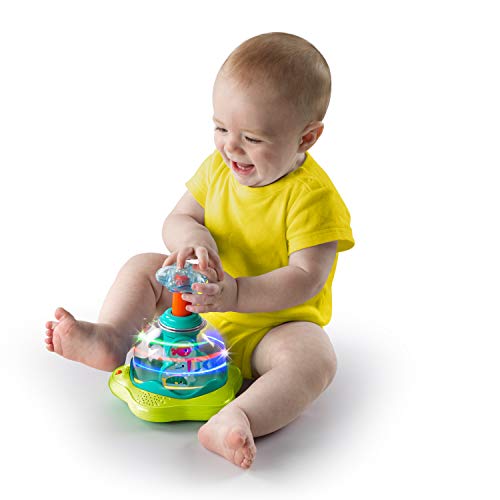 Bright Starts Press & Glow Spinner Musical Baby Toy, 2 Pack