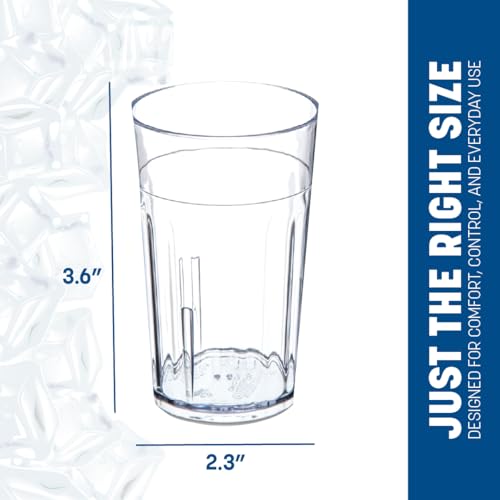 Carlisle Bistro Tumbler - 5.6 oz Clear Plastic for Restaurants