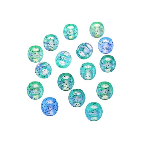 Red by Kiss Glow in the Dark Hair Beads - Large Assorted