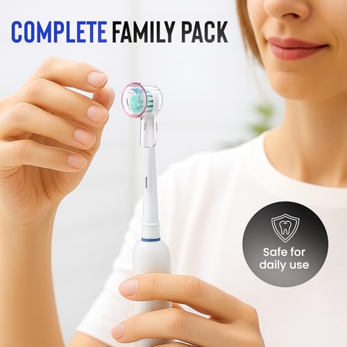 Kaymax 6 Pack Dustproof Toothbrush Head Covers for Oral-B Electric Toothbrushes
