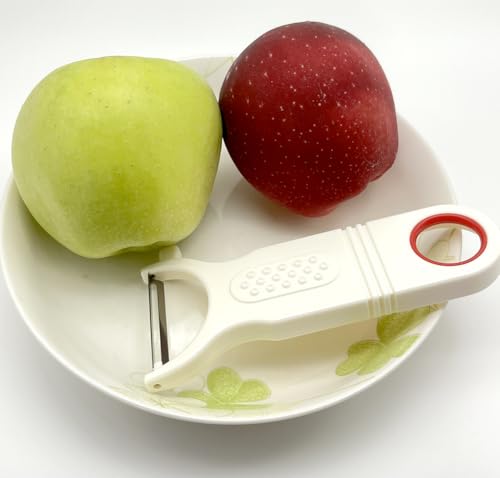 Ergonomic Y Shaped Vegetable Fruit Peeler - White