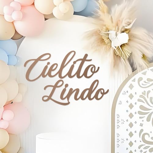 Cielito Lindo Felt Backdrop Sign for Baby Showers & Weddings