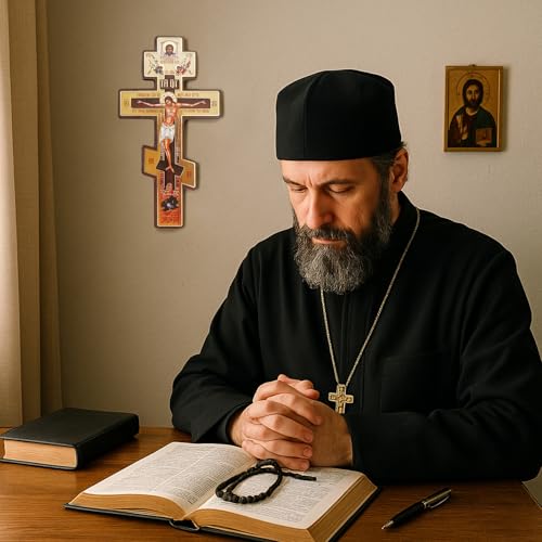 Orthodox Wall Cross - Russian Christian Crucifix for Home Decor