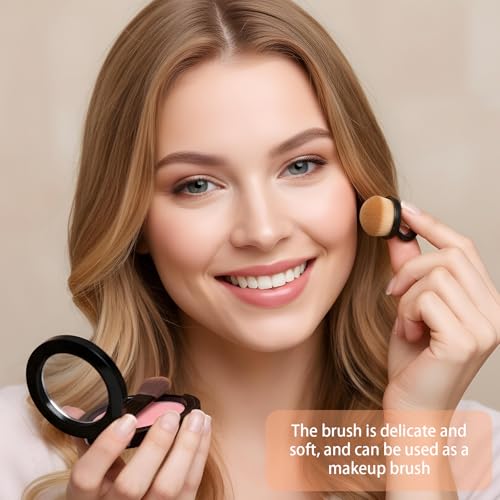 Nail Dust Cleaning Brush Ring 4-Pack - Soft Manicure Scrubber