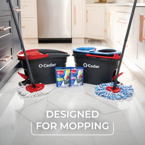 O-Cedar Floor Cleaning PACS, Crisp Citrus Scent – Enzyme Pods for Streak-Free Shine