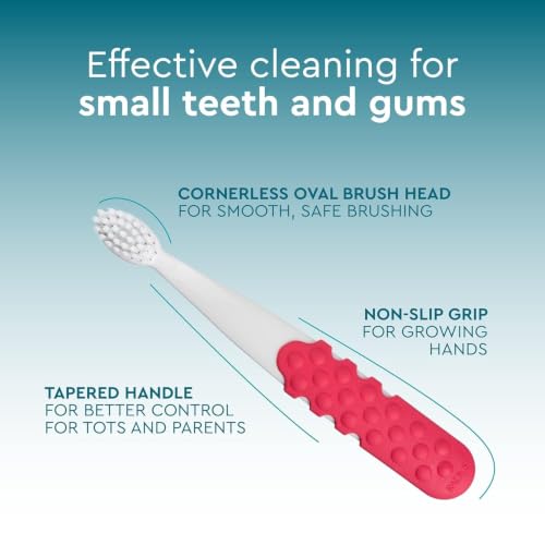 RADIUS Totz Plus Kids Toothbrush Soft BPA-Free for Ages 3 & Up