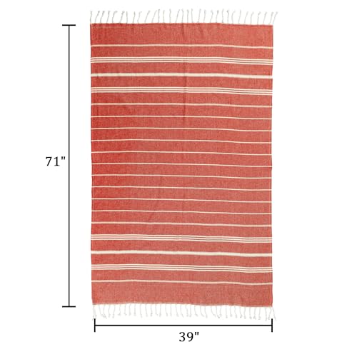 Aqua Topjini 39x71 Inch Oversized Turkish Beach Towel Quick Dry Sand-Free Vacation Essential