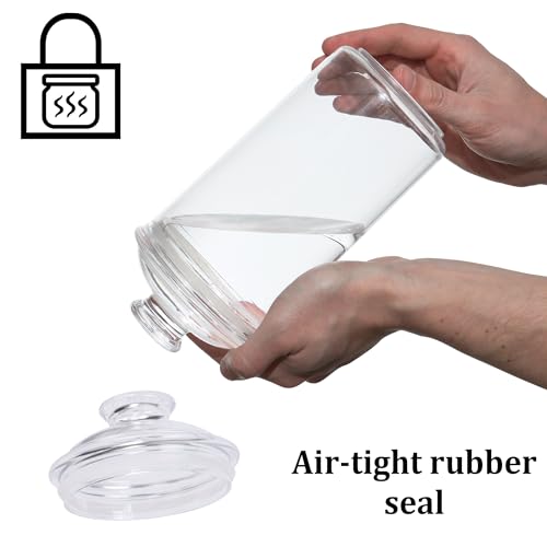 Acrylic Airtight Candy Jar - 34oz/1L Cookie Jar by JOEY'Z