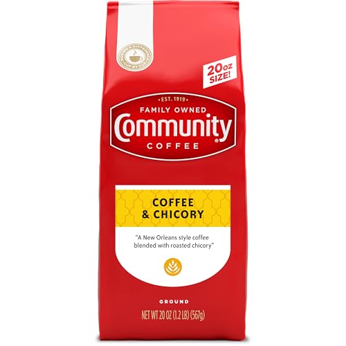 Community Coffee Coffee & Chicory Ground Coffee, 20 Ounce Bag