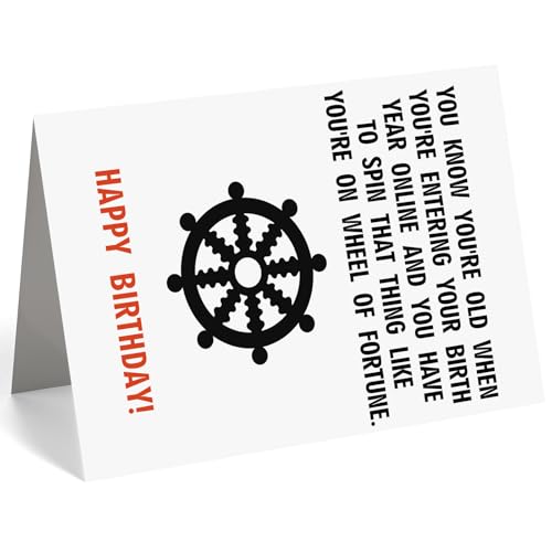 Missonemi Funny Birthday Card for Him/Her - Unique Gift
