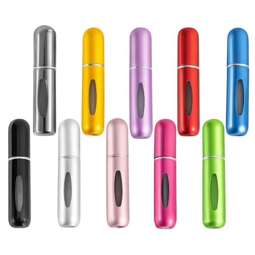 Refillable Perfume Atomizer Travel Spray Bottle 5ml 10-Pack