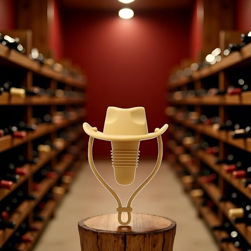 Cowboy Silicone Wine Stopper - Reusable Leak-Proof Bottle Cap