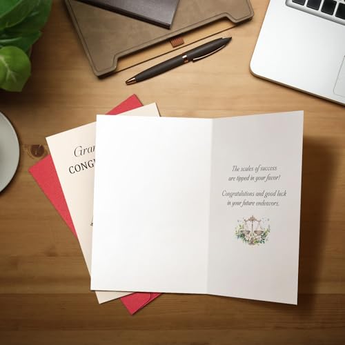 Law School Graduation Card for Granddaughter from Grandparents