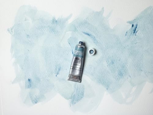 Winsor & Newton Professional Watercolour Half Pan Ultramarine Ash - Transparent Artists Paint