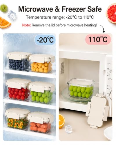 Mamalovey Snackle Box with Reusable Ice Pack - 15.2 oz, Airtight & Leakproof