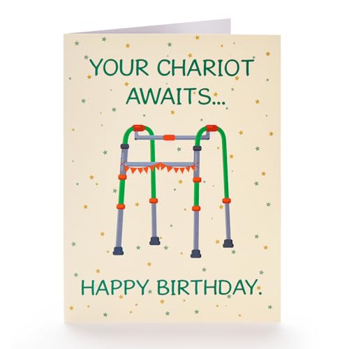 Funny Birthday Card for Men and Women - Unique Humor Greeting Card