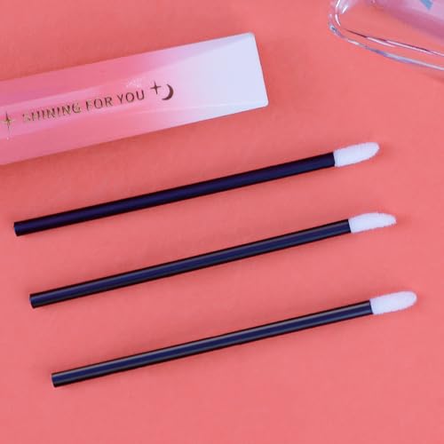 COCIDE 50Pcs Disposable Lip Brushes for Lipstick and Gloss Application