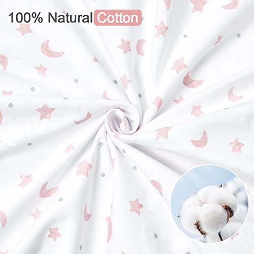 David's Kids Organic Cotton Baby Sleep Sack 6-12 Months - Rainbow & Space - 2 Pack