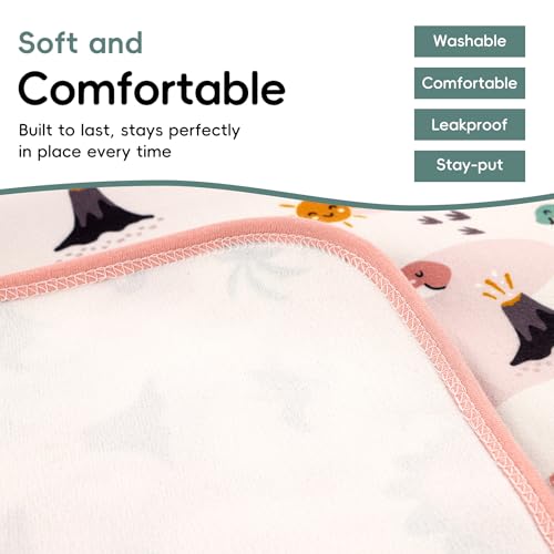 Cartoon Dinosaur Waterproof Bed Wetting Pad 31x39 Inch