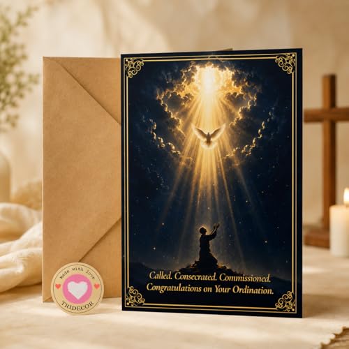 Ordination Congratulations Card for Pastor, Priest & Church Leaders