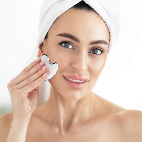 BTYMS Stainless Steel Gua Sha Facial Tool for Skin Care & Massage