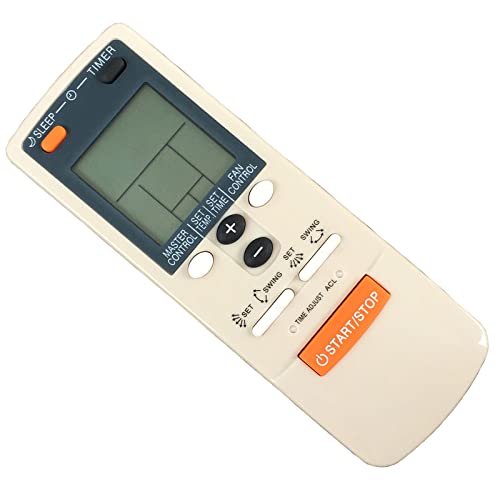 Fujitsu Air Conditioner Remote Control Replacement - Models AR-DL10, AR-DL12, ASU18C1, ASU30C1 & More