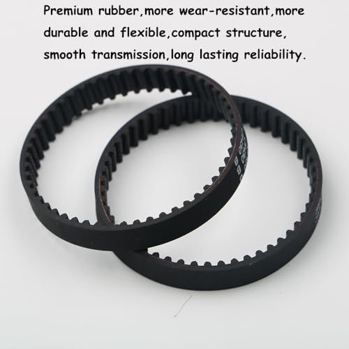 2-Pack Replacement Vacuum Belt for Shark AZ2002 AZ2000 HZ2002 LA502