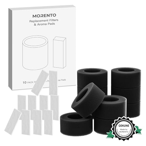 MORENTO Humidifier Replacement Filters & Aroma Pads - 10 Pack
