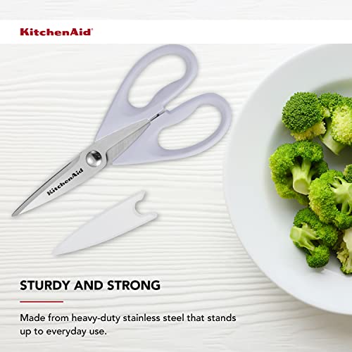 KitchenAid All-Purpose Kitchen Shears - Stainless Steel, Soft Grip Handle, 2-Pack