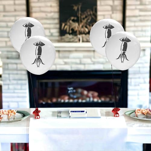 Squid Balloons 12 Count - 12 Inch Latex Party Decorations