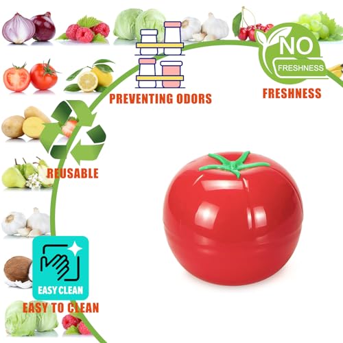 Tomato and Onion Storage Containers - Freshness Keeping Food Storage, Pack of 2