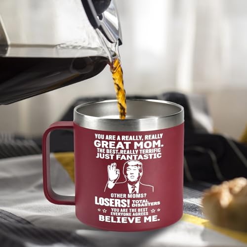 Likeny 14oz Insulated Coffee Mug - Mother's Day Gift for Mom