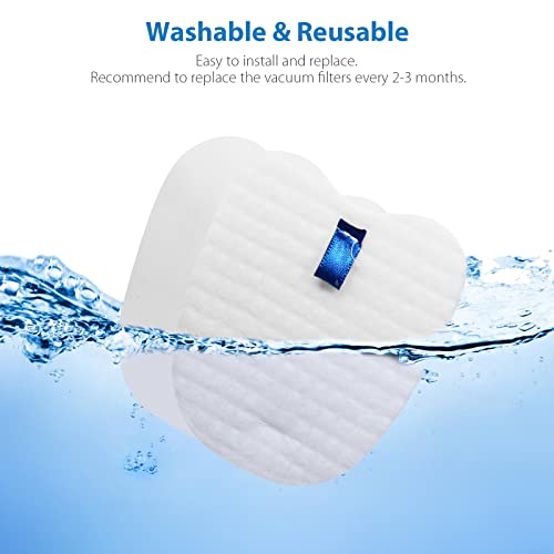 Lemige 4-Pack Vacuum Filter Replacement for Shark Rocket HV322 HV343AMZ