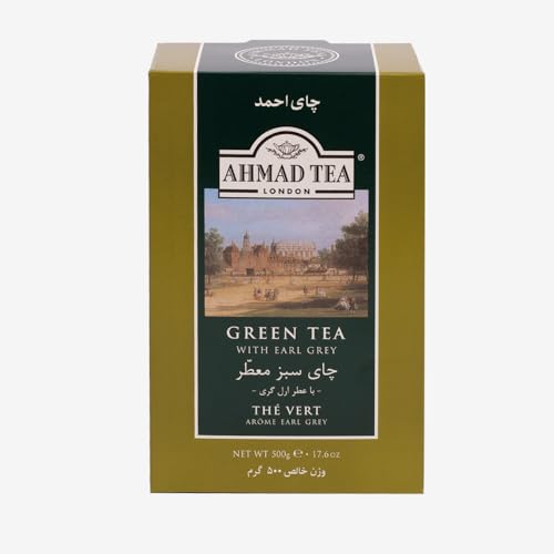 Ahmad Tea Earl Grey Loose Leaf Green Tea - 500g