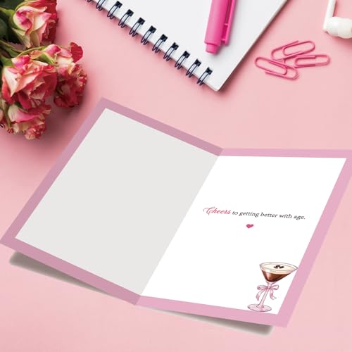 Funny Birthday Card for Women - Just a Tini Bit Older (AM-457)