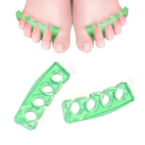 KADS Silicone Toe Separators 2pcs for Nail Art and Pedicure Care