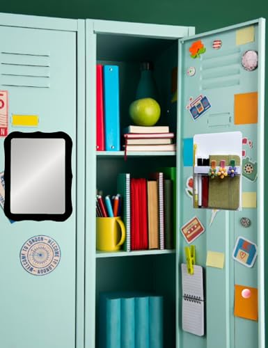 Magnetic Locker Mirror and Organizer Kit - School Supplies