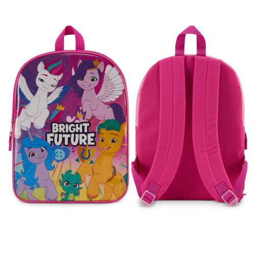 My Little Pony Toddler Backpack 15-inch Unisex School Bag with Cartoon Design