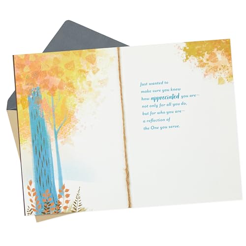 Hallmark Thank You Card for Minister - Encouragement & Appreciation