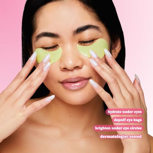 ESW Beauty Strawberry Matcha Latte Under Eye Patches with Hyaluronic Acid