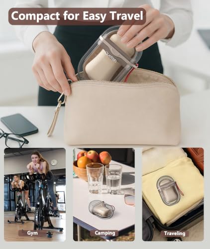 Leakproof Travel Soap Case with Lid - Portable Soap Holder for Gym & Camping