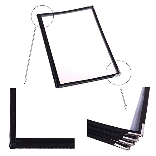 Restaurant Menu Cover A4 Book Style 4 Page 8 View Transparent PVC