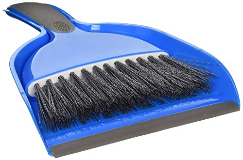 Small Hand Broom and Snap-on Dust Pan Set - 2 Pack