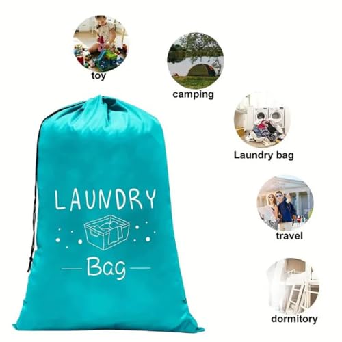 2 Pack XL Travel Laundry Bag, Dirty Clothes Organizer with