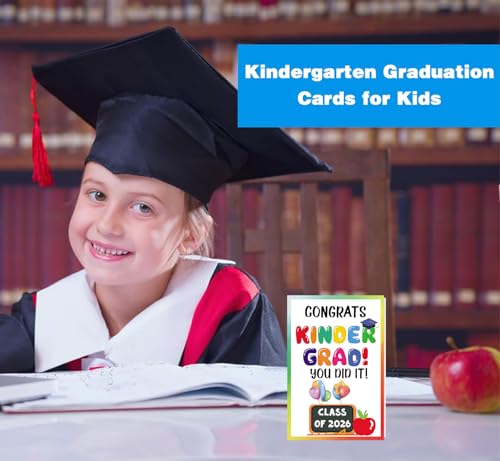 Kindergarten Graduation Card Class of 2026 with Envelope