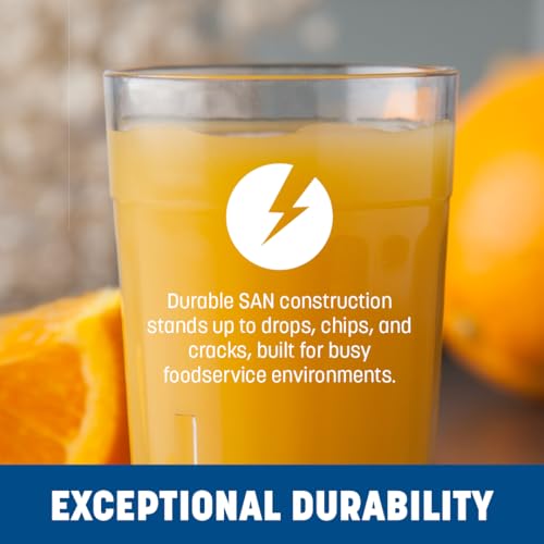 Carlisle Bistro Tumbler - 5.6 oz Clear Plastic for Restaurants