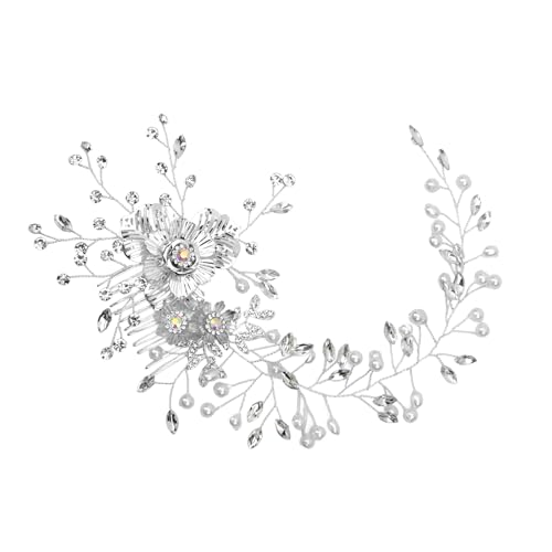Moikolok Bridal Rhinestone Hair Comb for Wedding Updos and Hairstyles