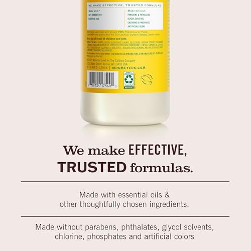 Mrs. Meyer's Multi-Surface Everyday Concentrate, Honeysuckle, 32 Fl Oz